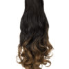 Curly Claw Clip Dip Dye Ponytail