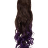 Curly Claw Clip Dip Dye Ponytail