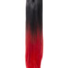 Dip Dye Straight Claw clip Ponytail