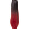 Dip Dye Straight Claw clip Ponytail