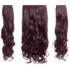 Three Pieces Curly Clip in Extension Heat Resistance Synthetic Hair- G846C/G3C - Dark Burgundy 110