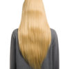 Long straight with side fringe full head synthetic wig