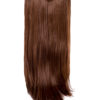 Eight Pieces Straight Clip in Extension Heat Resistance Synthetic Hair