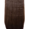 One Piece Straight Clip in Extension Heat Resistance Synthetic Hair