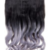 Ombre Curly One Weft Clip In Dip Dye Extension