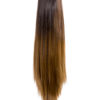 Dip Dye Straight Claw clip Ponytail