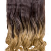 Ombre Curly One Weft Clip In Dip Dye Extension