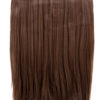Coloured Straight clip in extensions heat resistant synthetic hair