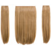 Elle - 18" Three Pieces Straight Clip In Extension Heat Resistant Synthetic Hair