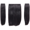 Elle - 18" Three Pieces Straight Clip In Extension Heat Resistant Synthetic Hair