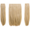 Elle - 18" Three Pieces Straight Clip In Extension Heat Resistant Synthetic Hair