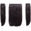 Elle - 18" Three Pieces Straight Clip In Extension Heat Resistant Synthetic Hair