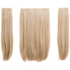 Elle - 18" Three Pieces Straight Clip In Extension Heat Resistant Synthetic Hair