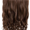 Coloured Straight clip in extensions heat resistant synthetic hair