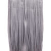 Coloured Straight clip in extensions heat resistant synthetic hair
