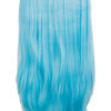 Coloured Straight clip in extensions heat resistant synthetic hair