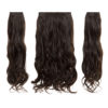 Three Pieces Clip in Extension Heat Resistance Synthetic Hair
