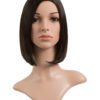 Natalie Natural Straight Side Fringe Synthetic Full Head Wig