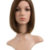 Natalie Natural Straight Side Fringe Synthetic Full Head Wig