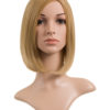 Natalie Natural Straight Side Fringe Synthetic Full Head Wig