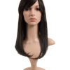 Natalie Natural Straight Side Fringe Synthetic Full Head Wig