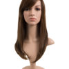 Natalie Natural Straight Side Fringe Synthetic Full Head Wig