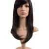 Natalie Natural Straight Side Fringe Synthetic Full Head Wig