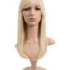 Natalie Natural Straight Side Fringe Synthetic Full Head Wig
