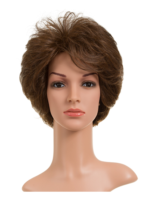 Carol Short Wavy Synthetic Full Head Wigs for Sale | Wavy Head