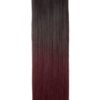 Ombre Straight One Weft Clip In Dip Dye Extension - G1002C - 2TT118