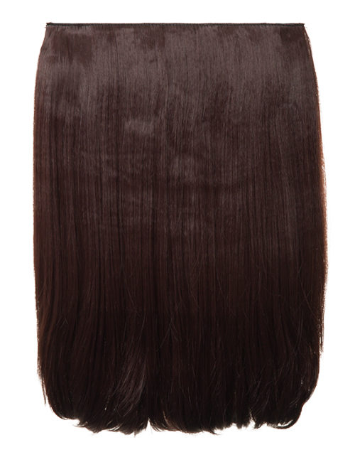 18" One Piece Straight clip in extension heat resistant synthetic hair
