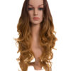 Ombre Long Curly Middle Parting Full Head Wig