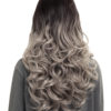 Ombre Long Curly Middle Parting Full Head Wig
