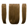 18" Three Pieces Straight Clip In Extension Heat Resistant Synthetic Hair