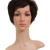 Sarah Human Hair Full Head Wig - Natural Black 1B
